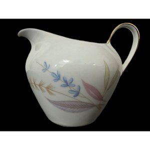Bareuther Bavaria 1950s Creamer Leaves Blue Flowers Replacement Vintage